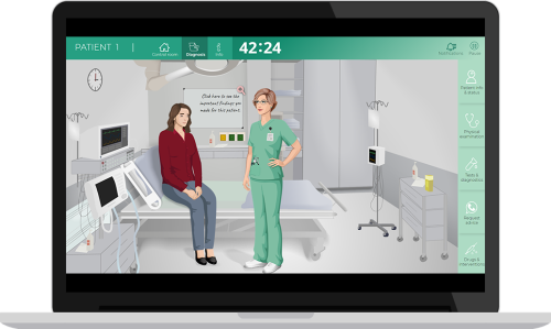 Healthcare professional-facing serious game - raising rare hematological disease awareness in ER physicians